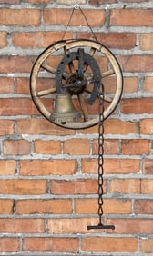 Antique Montana Wagon Wheel Door Bell
