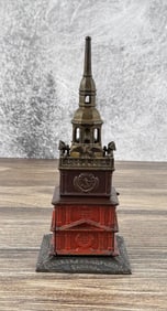 Independence Hall Tower Centennial Cast Iron Bank