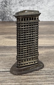 Kenton Flat Iron Building Cast Iron Bank