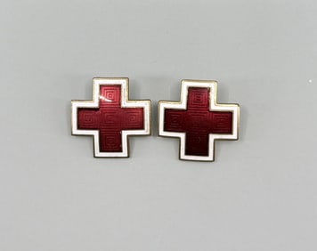 American Red Cross Enamel Pins