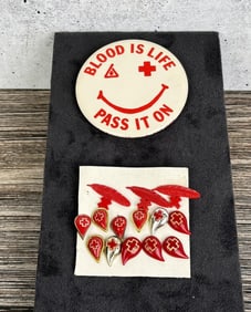 American Red Cross Blood Drive Pin Collection