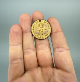 1855 Temperance State of New York No Repeal Token