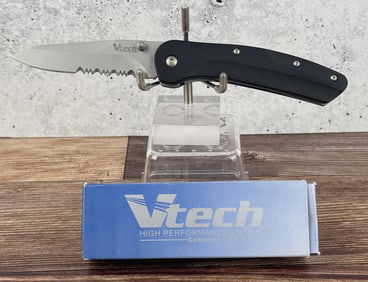 Vtech Venom Spear Serrated Pocket Knife