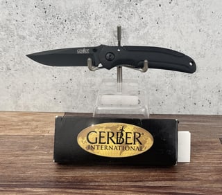 Gerber ARB 3.00 Black Teflon Pocket Knife