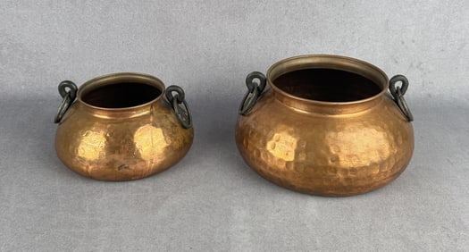 Hand Hammered Copper Cooking Pots