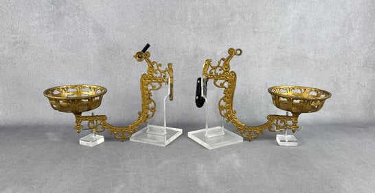 Cast Iron Kerosene Wall Lamp Brackets