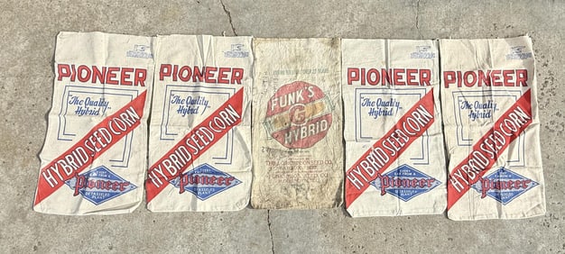 Collection of Seed Feed Sacks