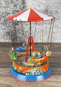 Tin Litho Carousel Toy