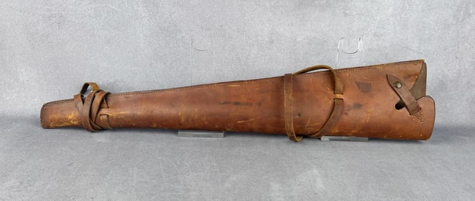 AA Motorcycle Leather Rifle Scabbard