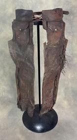 Clark Portland Oregon Fringe Shotgun Cowboy Chaps