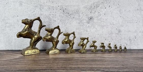 Myanmar Burma Bronze Opium Weights