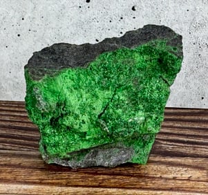 Uvarovite Garnet Crystal Specimen