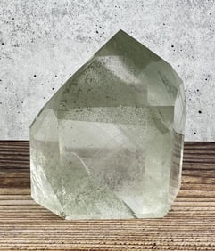 Large Himilayan Chlorite Quartz Lemurian Crystal