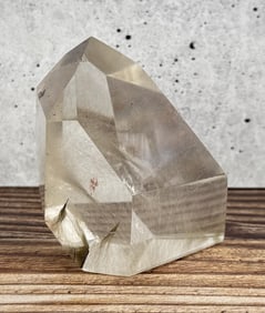 Large Rutile Quartz Lemurian Crystal