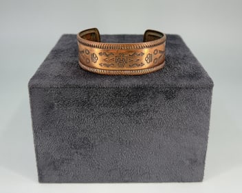 1950s Trading Post Copper Bracelet