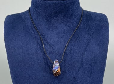 Australian Boulder Opal Necklace