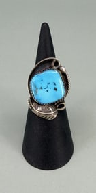 Navajo Sterling Silver Turquoise Ring