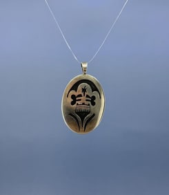 Hopi Sterling Silver Kachina Pendant