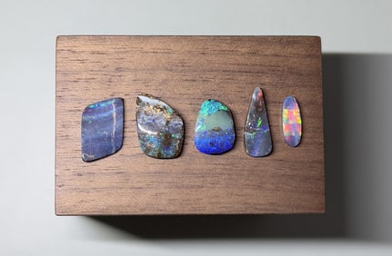 24.1 Carats of Australian Black Boulder Opal