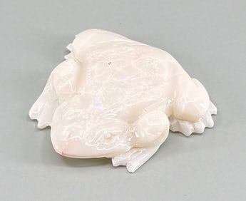 Lightning Ridge Australian Carved Opal Frog