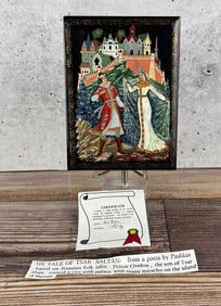 Russian Lacquer Box Tale of Tsar Saltan
