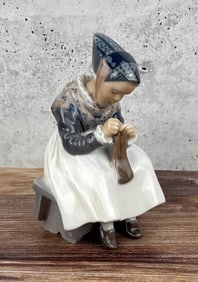Royal Copenhagen Porcelain Amager Girl