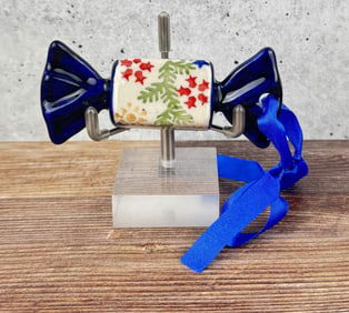 Porcelain Candy Christmas Ornament