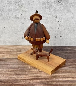Mid Century Teak Borowik Byliniak Wood Hunter