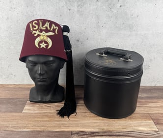 Shriners Islam Fez in Box