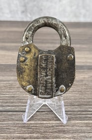 CM&STP Signal Railroad Padlock Lock