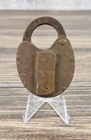 CM&STP Signal Railroad Padlock Lock