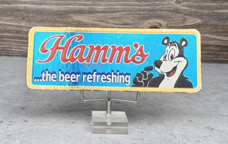 Hamm's Beer Bear Sign