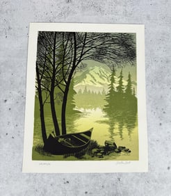 Walton Butts Vacation Serigraph Print