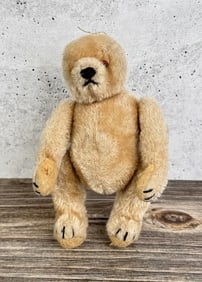 Antique Jointed Mohair Teddy Bear
