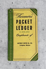 John Deere Farmer's Pocket Ledger