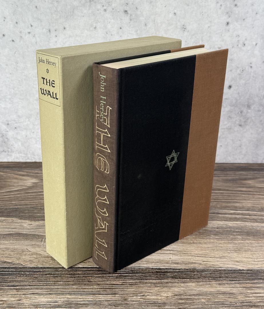 The Wall Illustrator Signed: John Hersey, 1957. Limited Editions Club 129 of 1500. Provenance- from the estate of former Ford Motor Company CEO Donald E. Petersen.