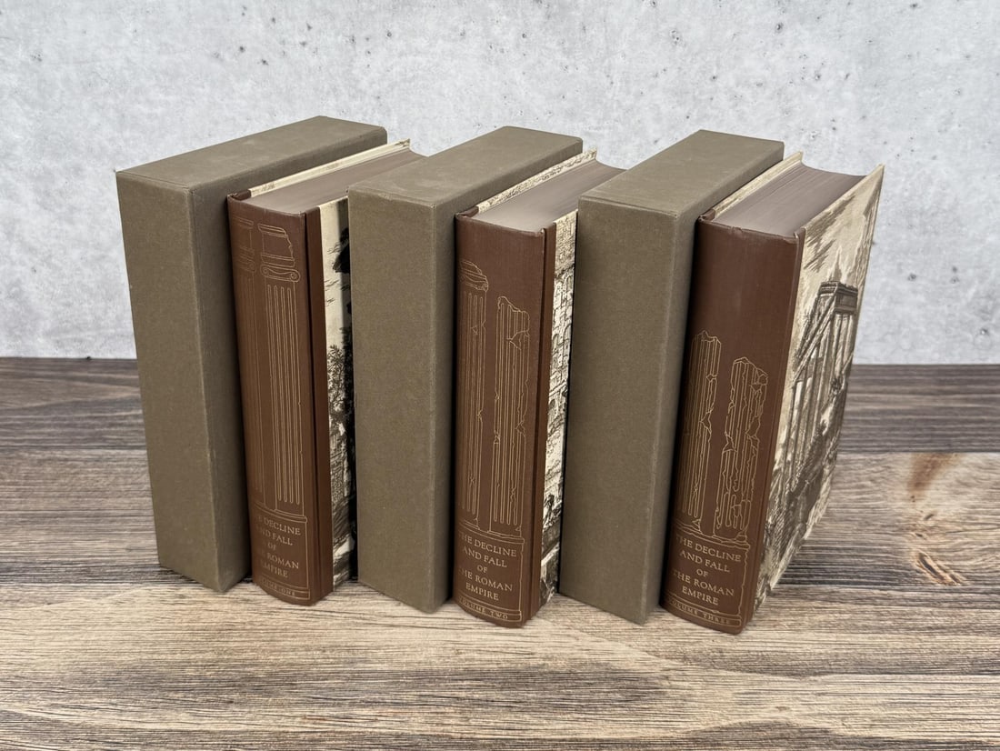 The Decline And Fall Of The Roman Empire: Edward Gibbon, 1946. Heritage Press edition.