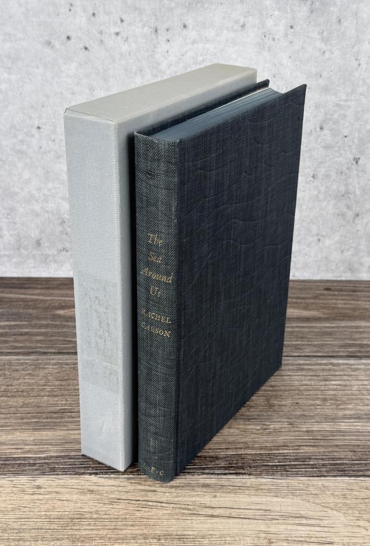 The Sea Around Us Photographer Signed: Rachel L Carson, 1980. Limited Editions Club 1856 of 2000. Photographer signed Provenance- from the estate of former Ford Motor Company CEO Donald E. Petersen.