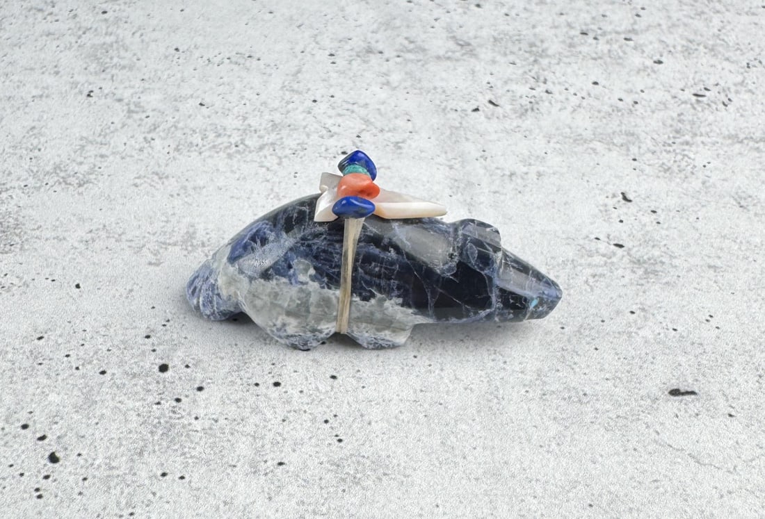 Michael Mahooty Zuni Carved Wolf Fetish (1 of 5)