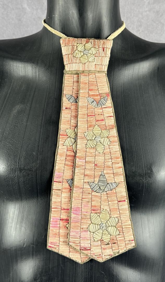 Fort Berthold Sioux Native American Quilled Tie (1 of 8)
