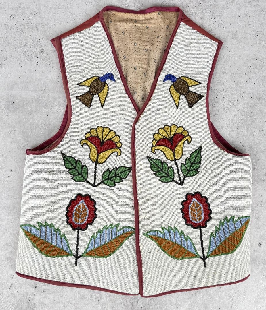 Plateau Yakima Native American Indian Beaded Vest (1 of 7)