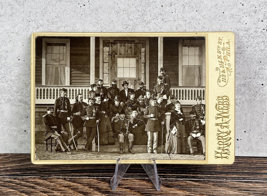 George Armstrong Custer 7th Cavalry Staff Photo (1 of 3)