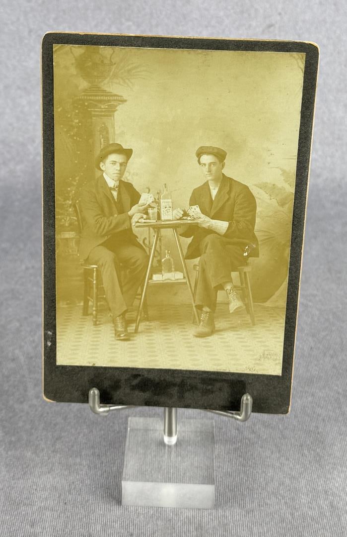 Occupational Photo of Men Playing Poker or Pharo (1 of 3)