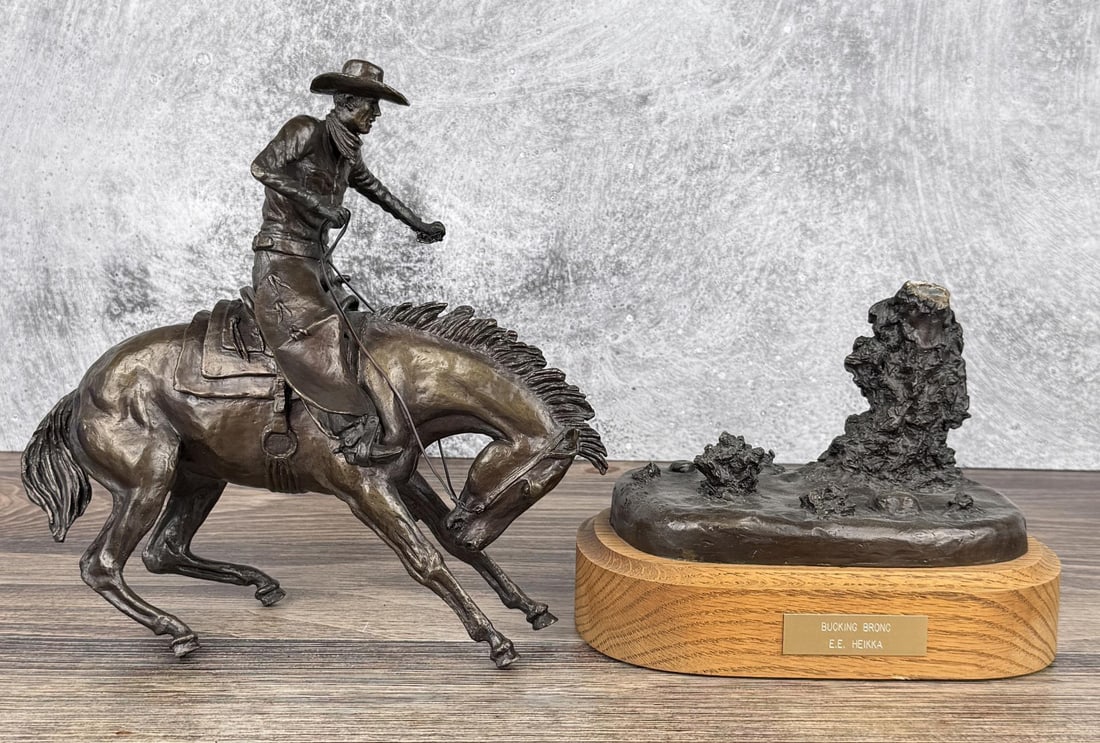 Earle Erik Heikka Bucking Bronc Bronze Montana (1 of 10)
