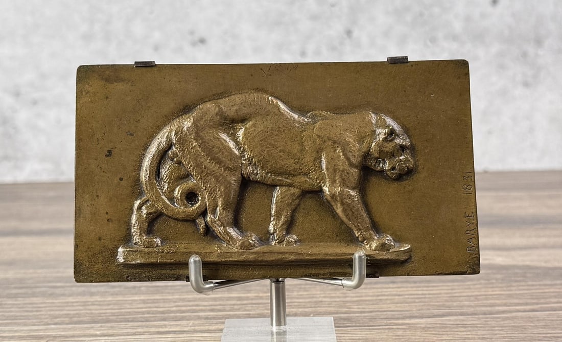 Antoine-Louis Barye Walking Panther Bronze (1 of 4)