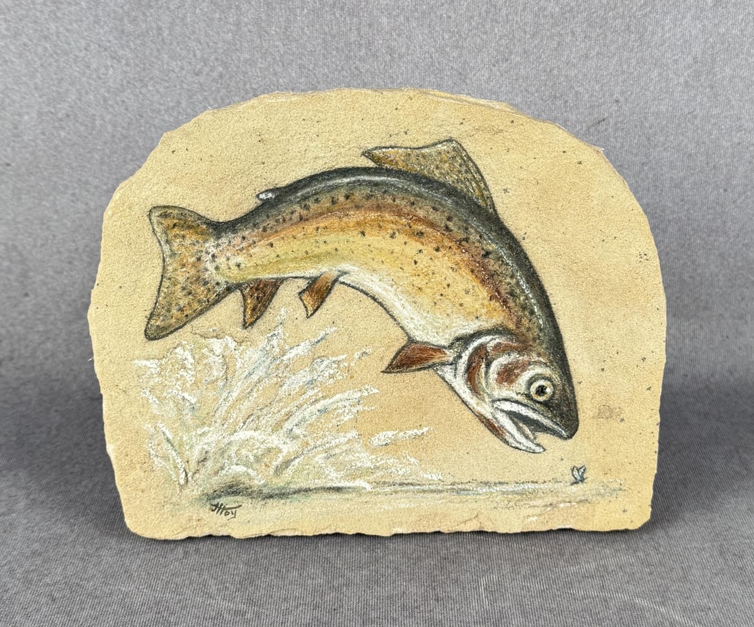J. Hoy Montana Cutthroat Trout Painting (1 of 4)