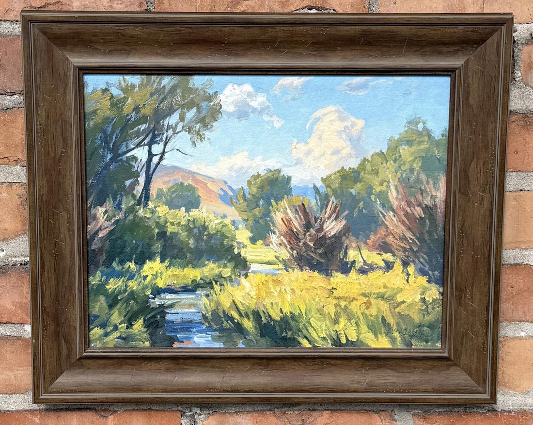 Taylor Lynde Montana Oil Painting (1 of 4)