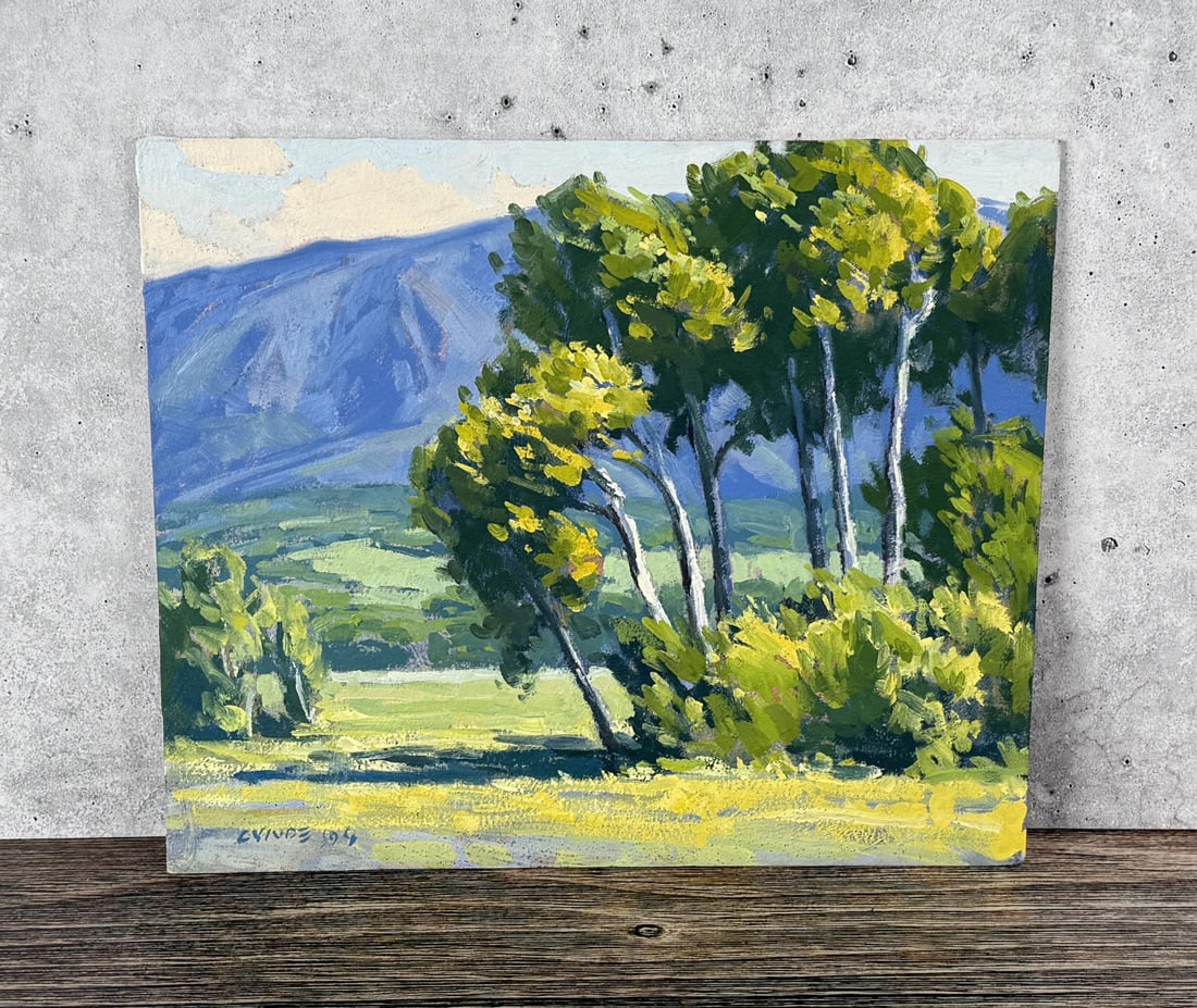 Taylor Lynde Montana Oil Painting (1 of 4)
