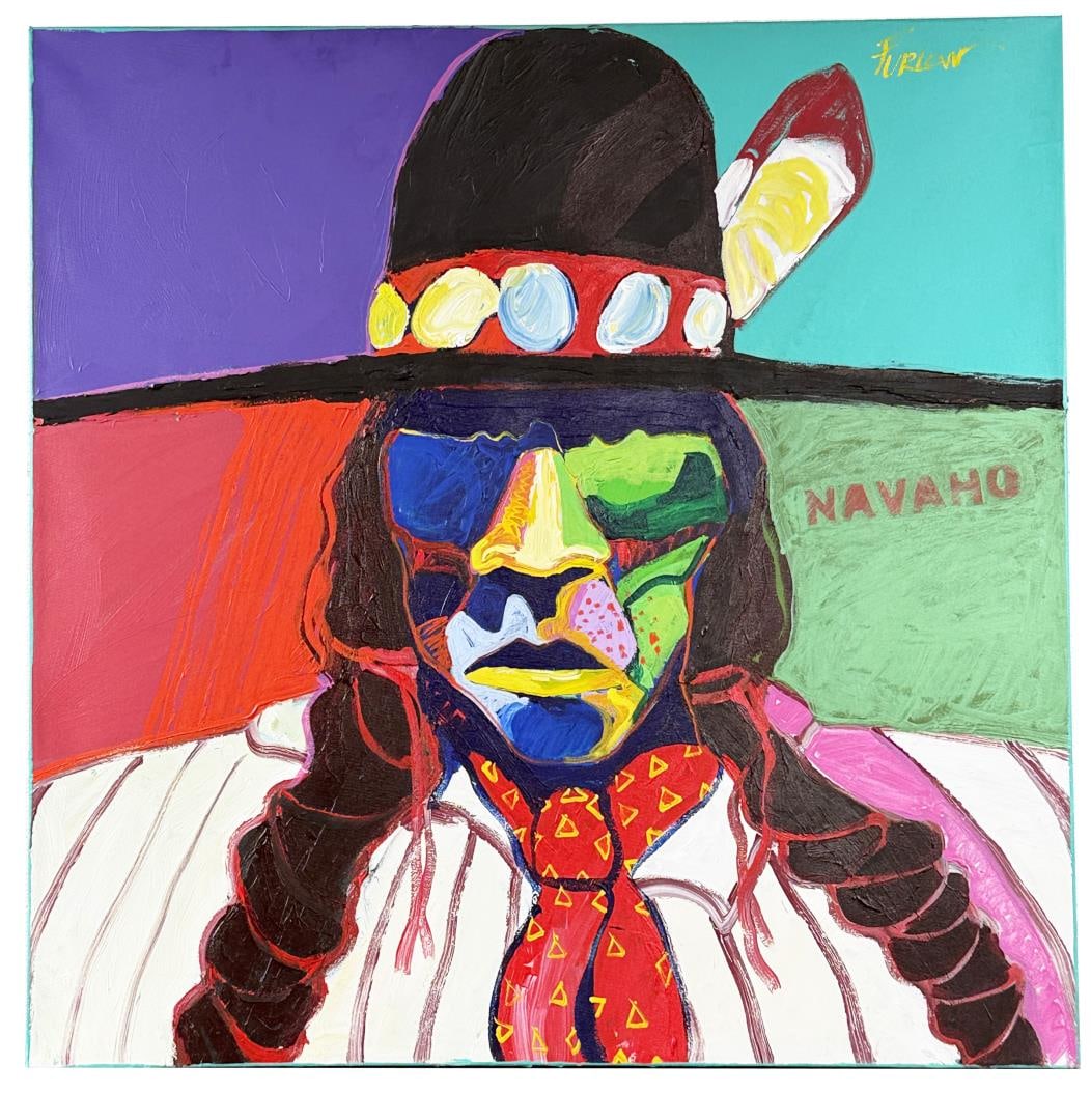 Malcolm Furlow Navaho Indian Oil Painting (1 of 4)