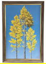 Emil Bisttram Taos New Mexico Trees Oil Painting